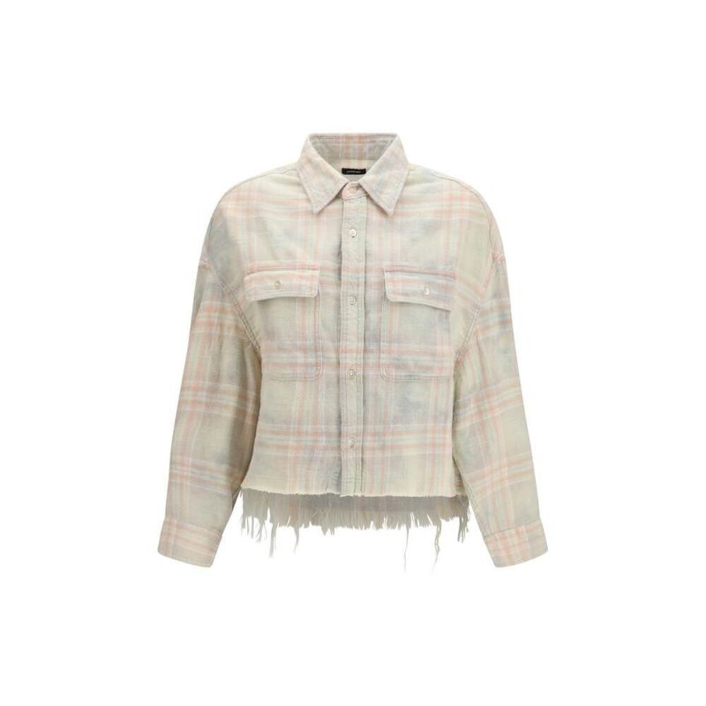 R13 Beige Cotton Women's Shirt